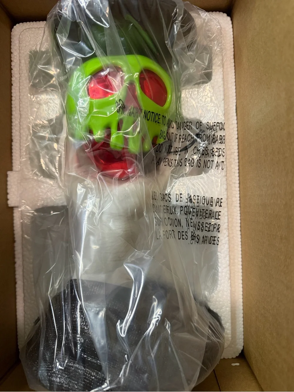 Bath & Body Works Green and Red Villains Skull Lantern Holder